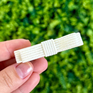 Laço Chanel no Bico de Pato Off-White
