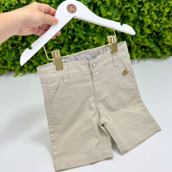 Bermuda Sarja Infantil Bege