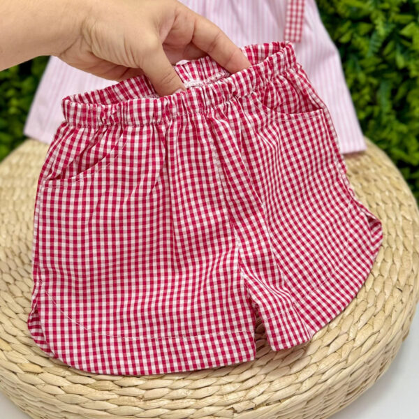 Conjunto Batinha Cerejinha com Shortinho - Imagem 4