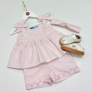 Conjunto Carina Rosa Listrado