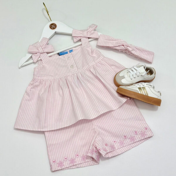 Conjunto Carina Rosa Listrado