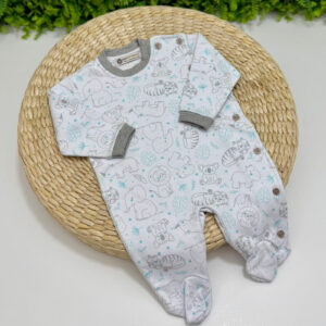 Macacão Pijama Estampa Safari - De: R$ 119,90 Por: R$ 79,90