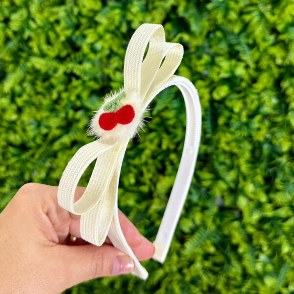 Tiara Arco Cerejinha Off-White