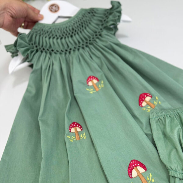 Vestido Casa de Abelha Cogumelos (Encomenda) - Imagem 2
