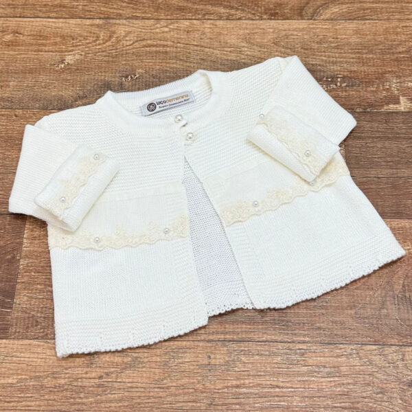 Saída Maternidade Renda Luxo Off-White - Imagem 4