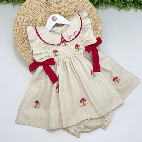 Vestido Cogumelos (Encomenda)