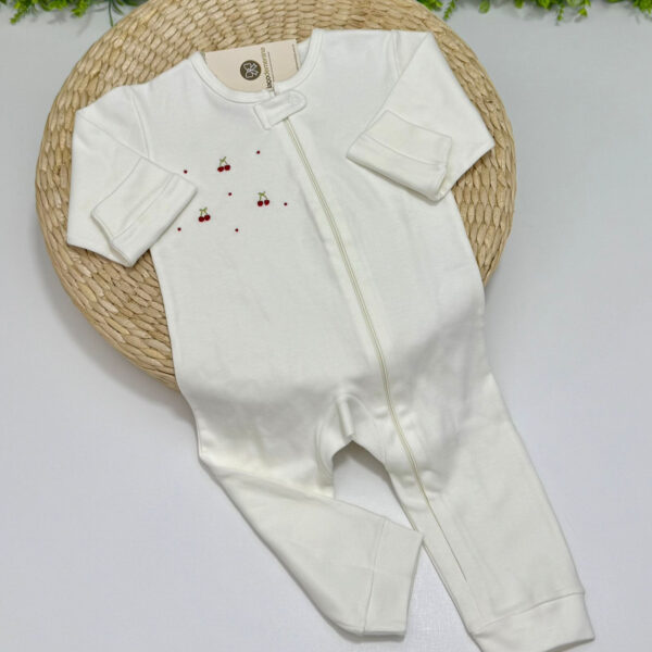 Pijama Cerejinha Off-White