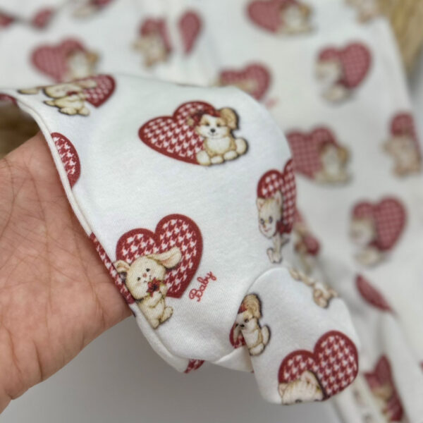 Pijama Feminino Estampa Corações - Imagem 3