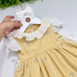 Vestido Kidstar® Micaela Amarelo