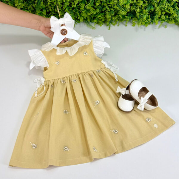 Vestido Kidstar® Micaela Amarelo - Imagem 2
