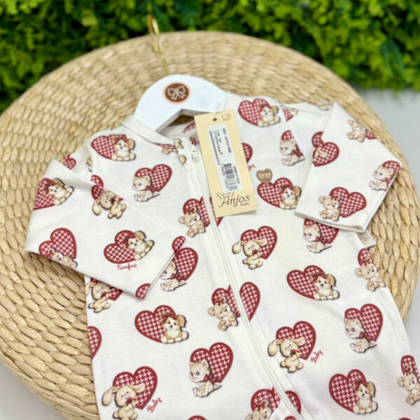Pijama Feminino Estampa Corações - Imagem 2