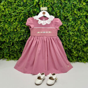 Vestido Kidstar® Olívia Rosé Blush