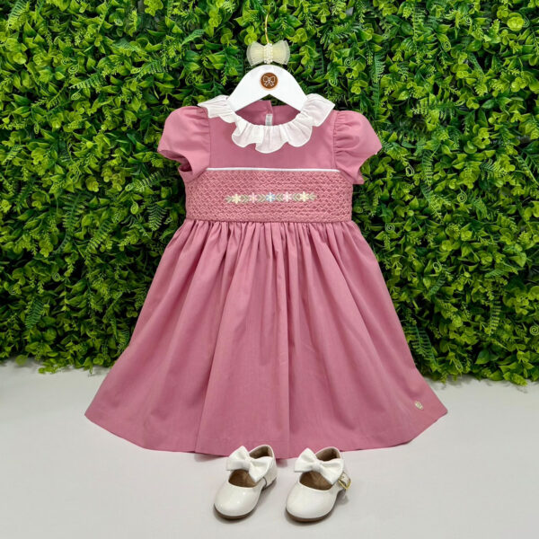 Vestido Kidstar® Olívia Rosé Blush
