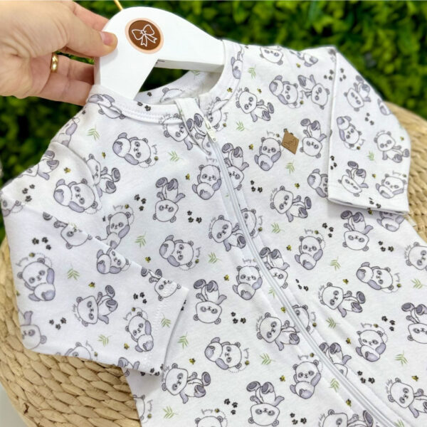 Pijama Unissex Estampa Pandinhas - Imagem 2