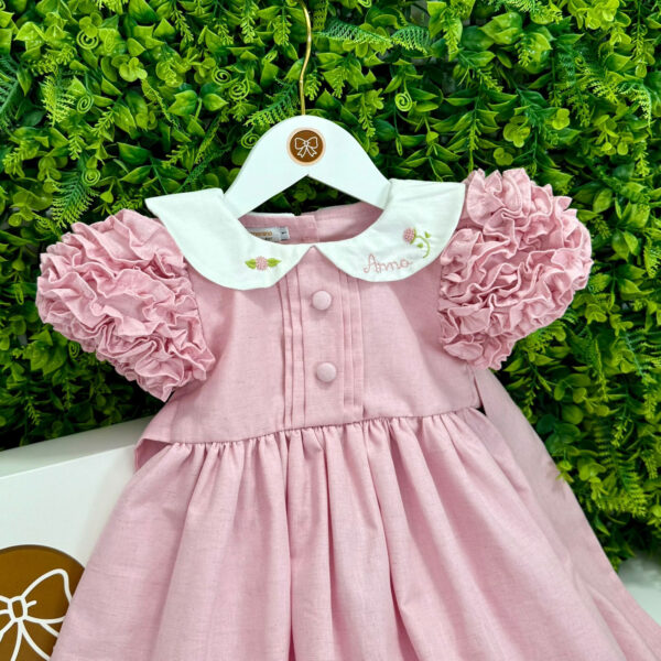 Vestido Festa Rosa (Encomenda) - Imagem 2