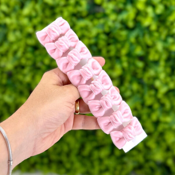 Lacinho Olívia no Bico de Pato Rosa Claro