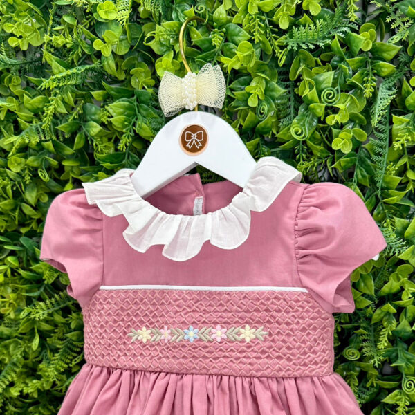 Vestido Kidstar® Olívia Rosé Blush - Imagem 3