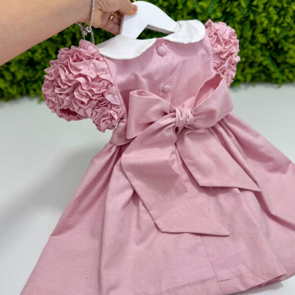 Vestido Festa Rosa (Encomenda) - Imagem 3