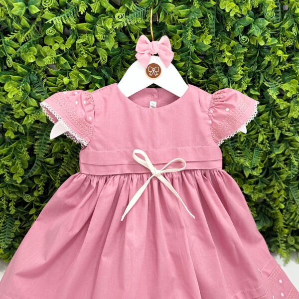 Vestido Kidstar® Alice Rosé Blush - Imagem 3