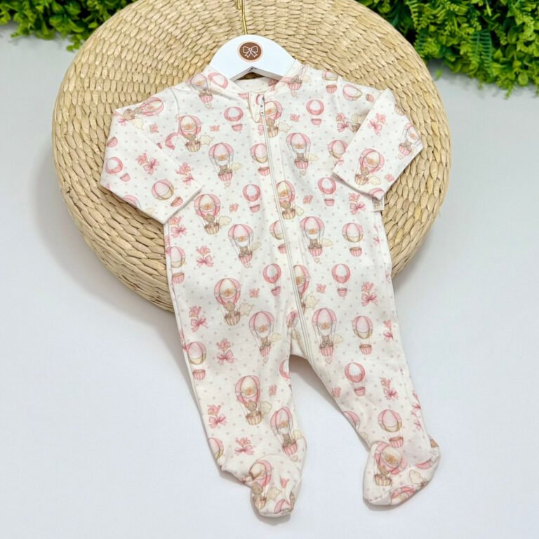 Pijama Feminino Estampa Ursos e Balões