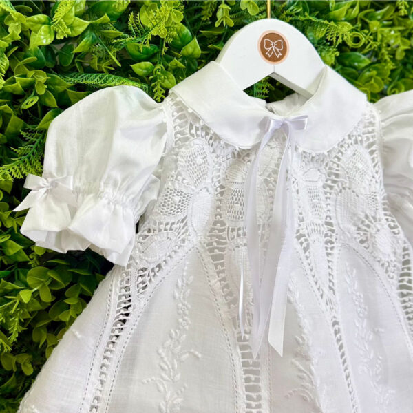 Vestido Renascença Nesga Lágrima Renda Margarida - Encomenda - Imagem 2