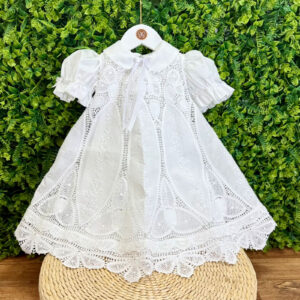 Vestido Renascença Nesga Lágrima Renda Margarida - Encomenda