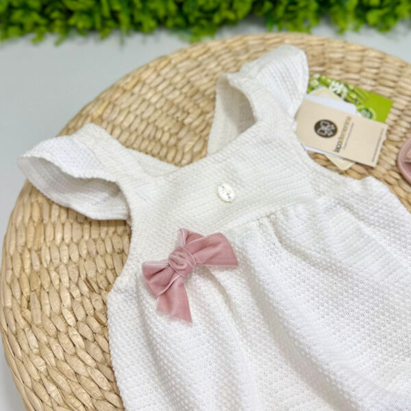 Jardineira Branca Mini Bear® - Imagem 2