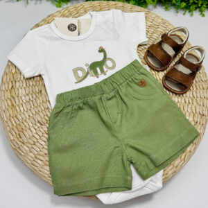 Conjunto Dino Verde