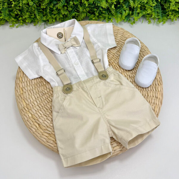Conjunto Batizado Rafael Bege