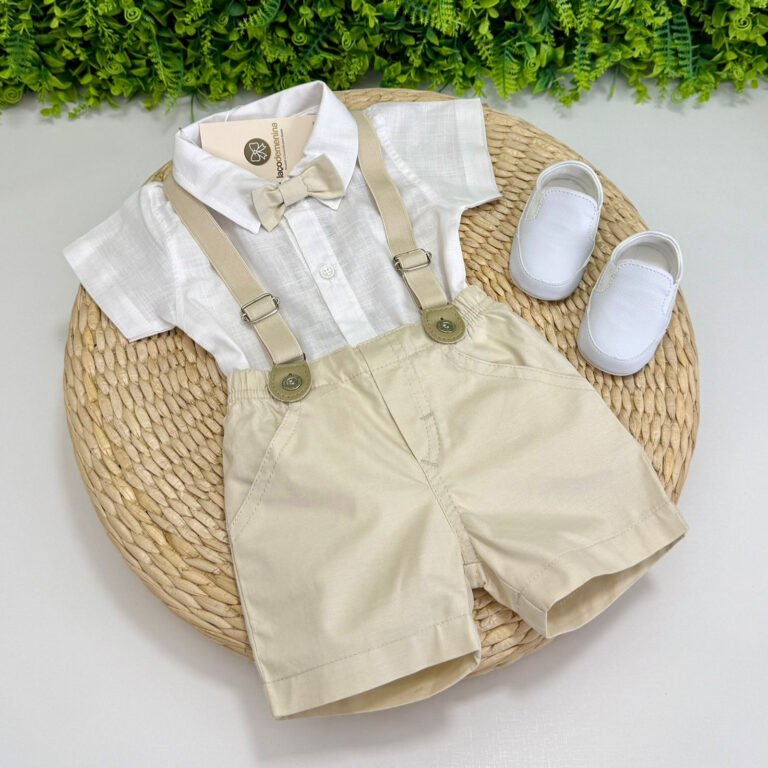 Conjunto Batizado Rafael Bege