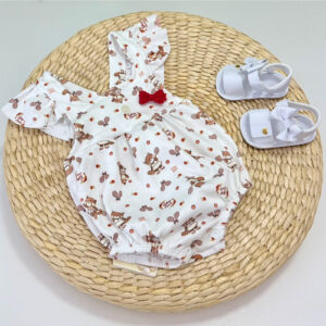 Jardineira Estampada Mini Bear®
