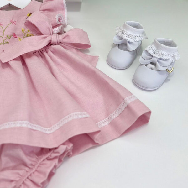 Vestido Jardim Encantado Rosa - Imagem 4