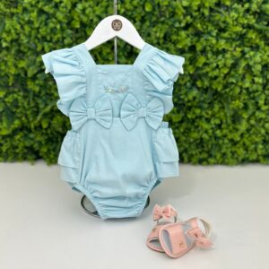 Jardineria Belinha Azul Bordado Rococó