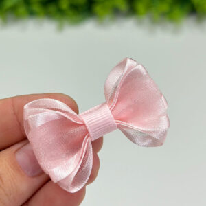 Lacinho Organza Rosa Claro