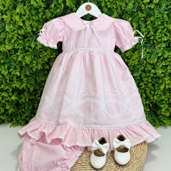 Vestido Isabel Rosa Claro - Imagem 2