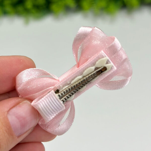 Lacinho Organza Rosa Claro - Imagem 2