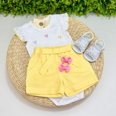 Conjunto Maria Flor Amarelo