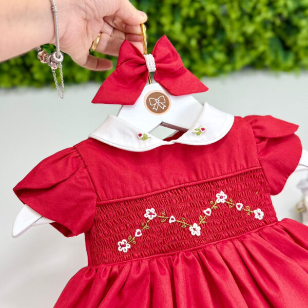 Vestido Festa Ellegance Vermelho - Imagem 2