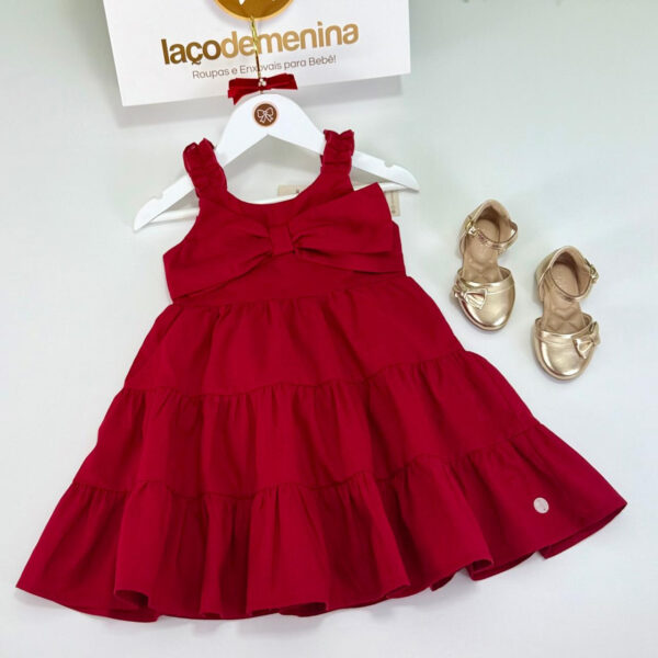 Vestido Celina Vermelho - Imagem 3