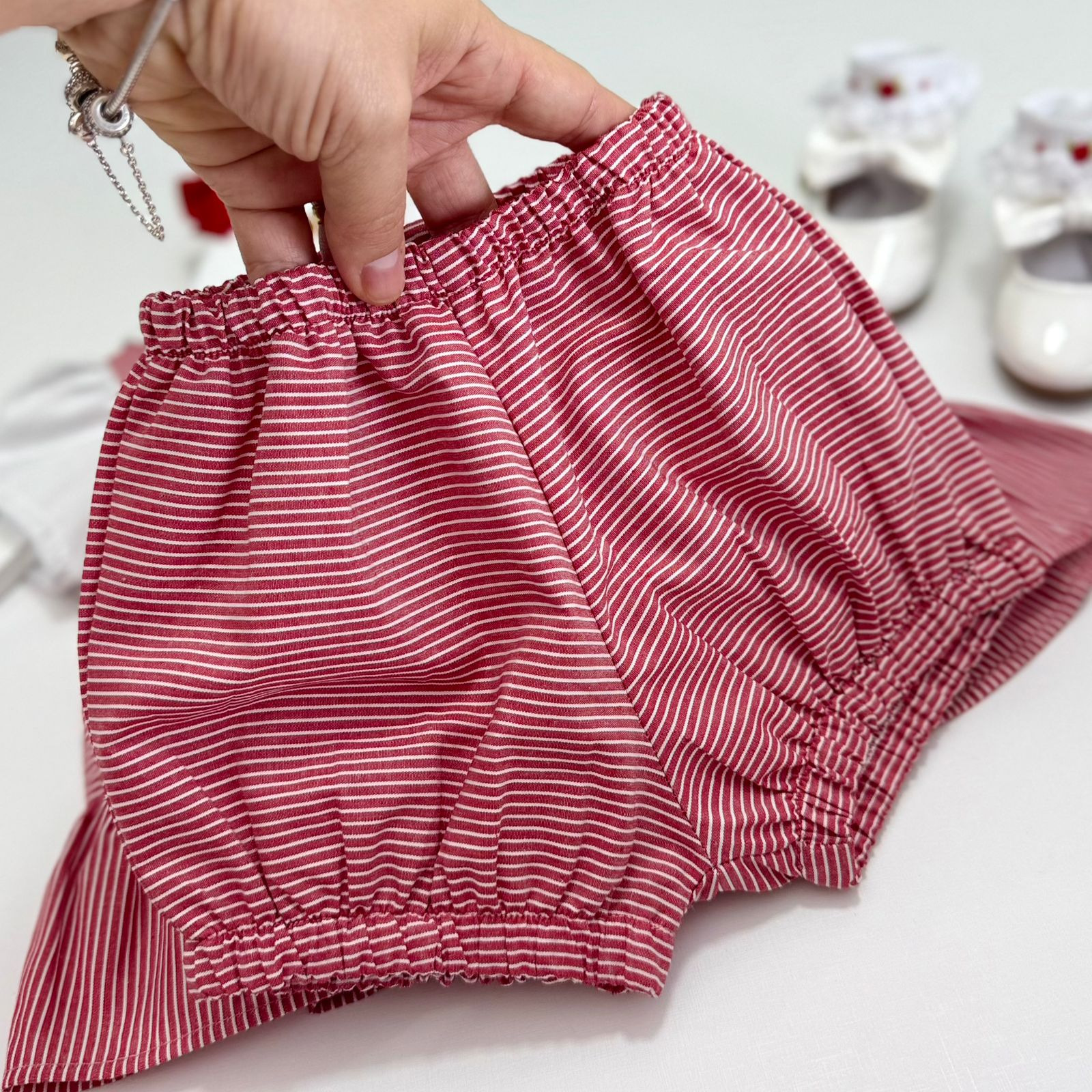 Conjunto Dalila Vermelho Listrado - Imagem 3