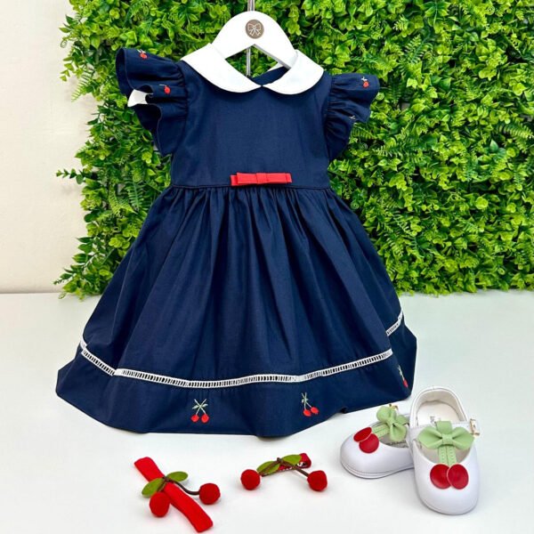 Vestido Cecília Azul Marinho — imagem 2