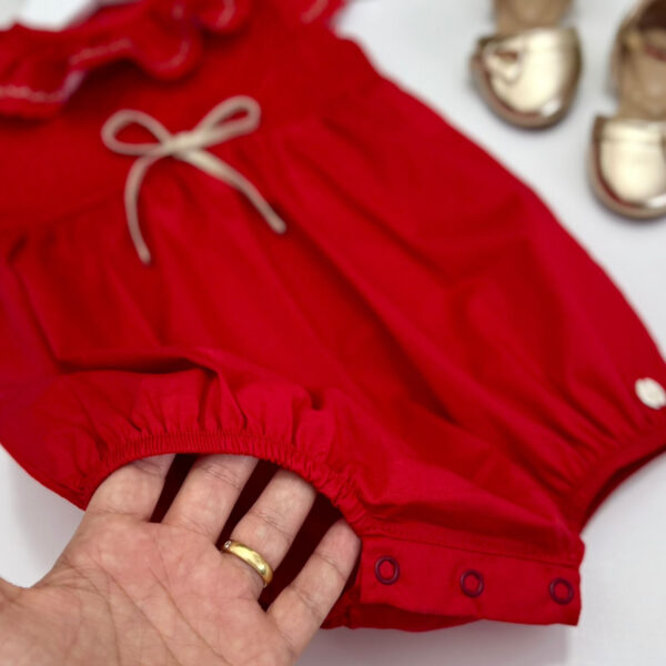 Pimpão Talita Vermelho Golinha Bordada - Imagem 4