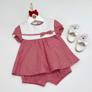 Conjunto Dandara Vermelho Listrado