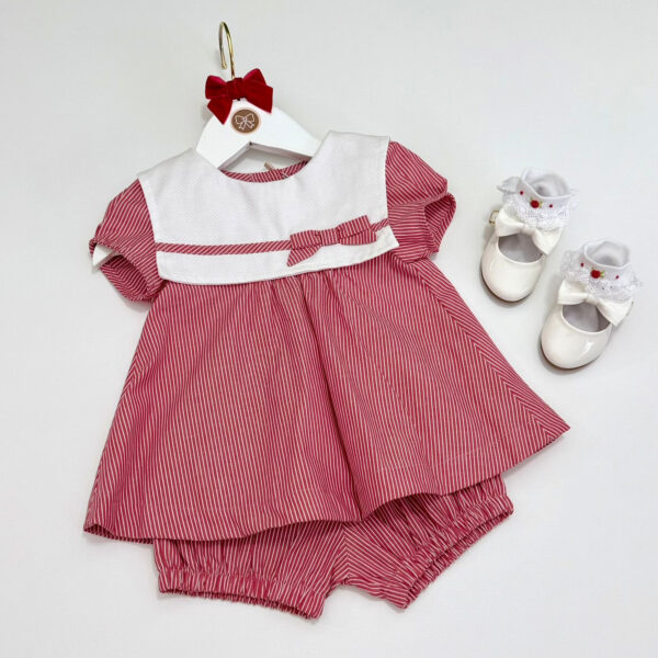 Conjunto Dandara Vermelho Listrado