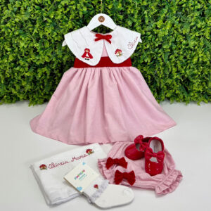 Vestido Chapeuzinho Vermelho (Encomenda)