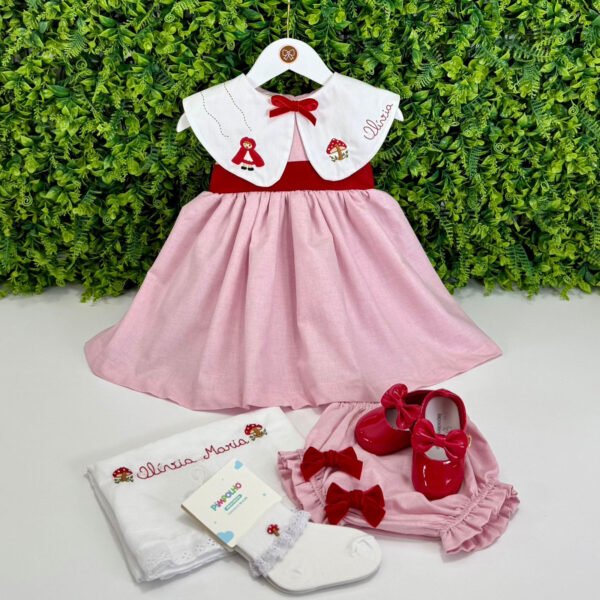Vestido Chapeuzinho Vermelho (Encomenda) — imagem 1