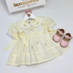 Vestido Bela Amarelo Claro