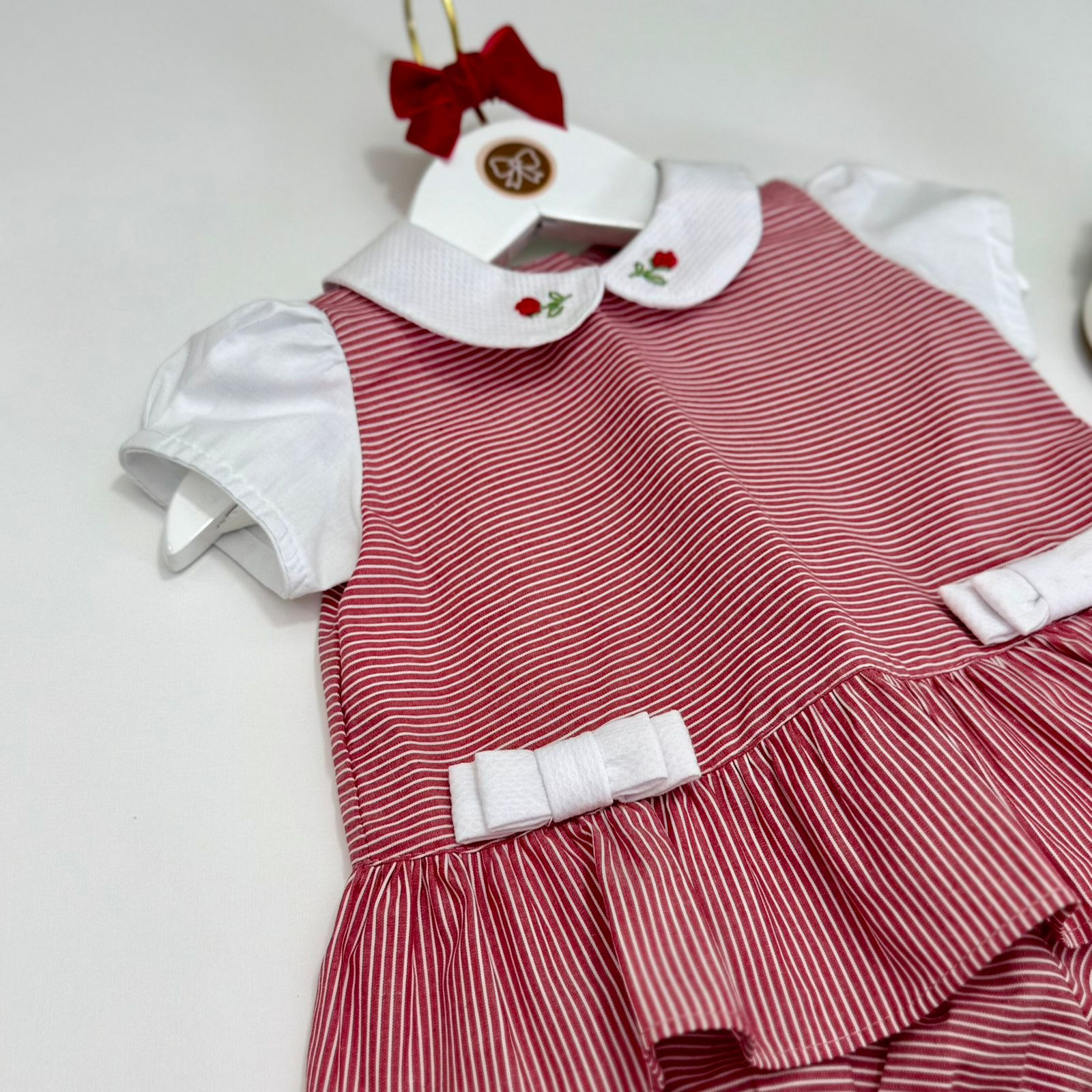 Conjunto Dalila Vermelho Listrado - Imagem 2