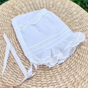 Touca Batismo Angel Renda Renascença