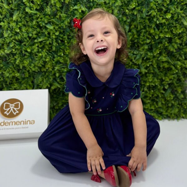 Vestido Sophie Azul Marinho — imagem 1